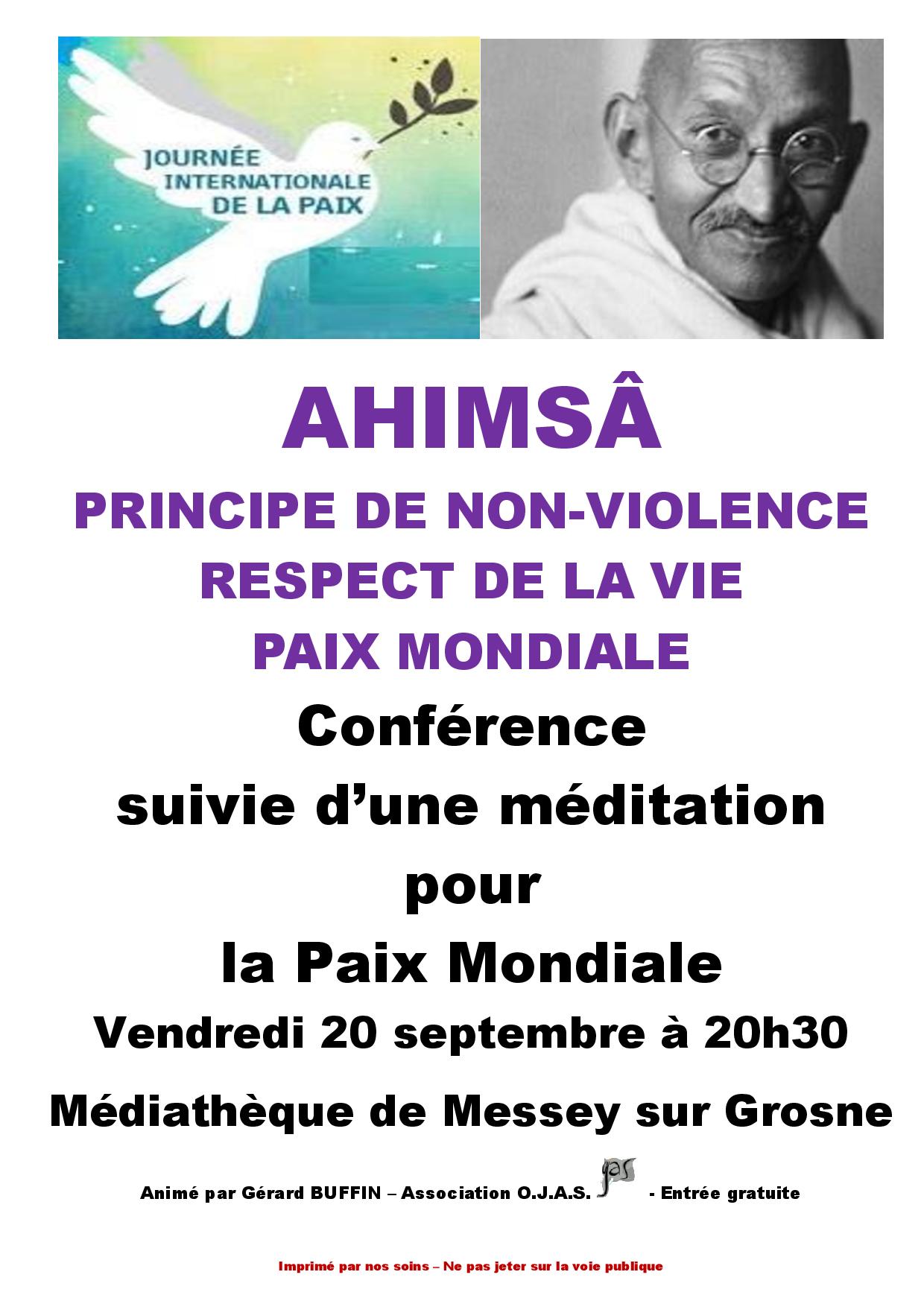 AFFICHETTE CONFERENCE MESSEY AHIMSA NON VIOLENCE-page-001
